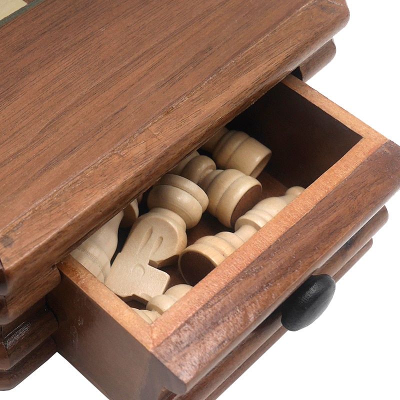 Jeu d'Échecs Bois Massif