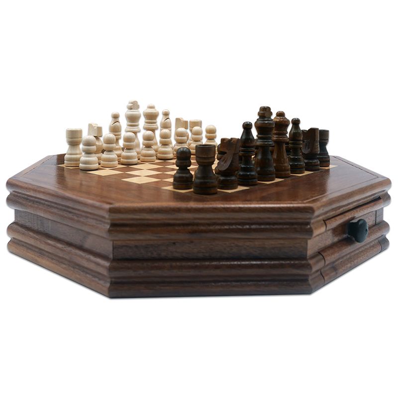 Jeu d'Échecs Bois Massif