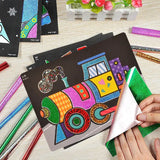 Glitter sticker educational game
