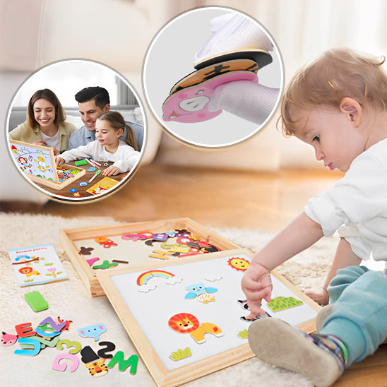 Tableau magnétique enfant | Crayomag™ 2 en 1