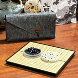 Jeu de Go de voyage magnétique (pochette feutrine)