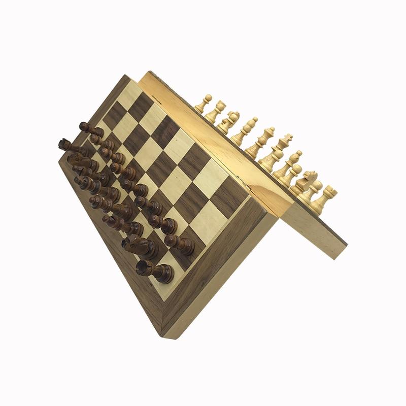 Jeu d'Échecs Magnétique en bois