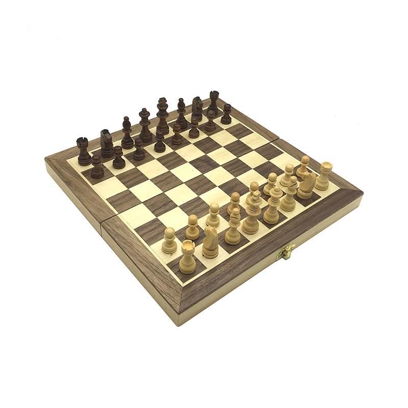 Jeu d'Échecs Magnétique en bois