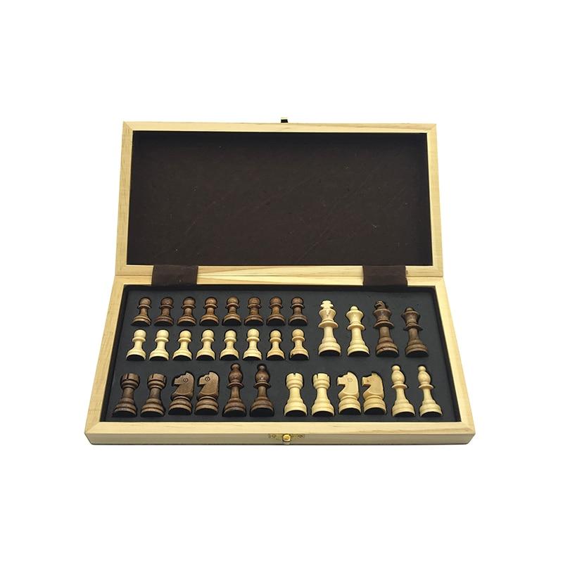 Jeu d'Échecs Magnétique en bois