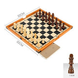Jeu d'Échecs Portable en bois