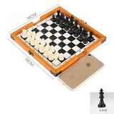 Jeu d'Échecs Portable en bois