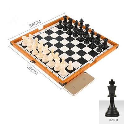 Jeu d'Échecs Portable en bois