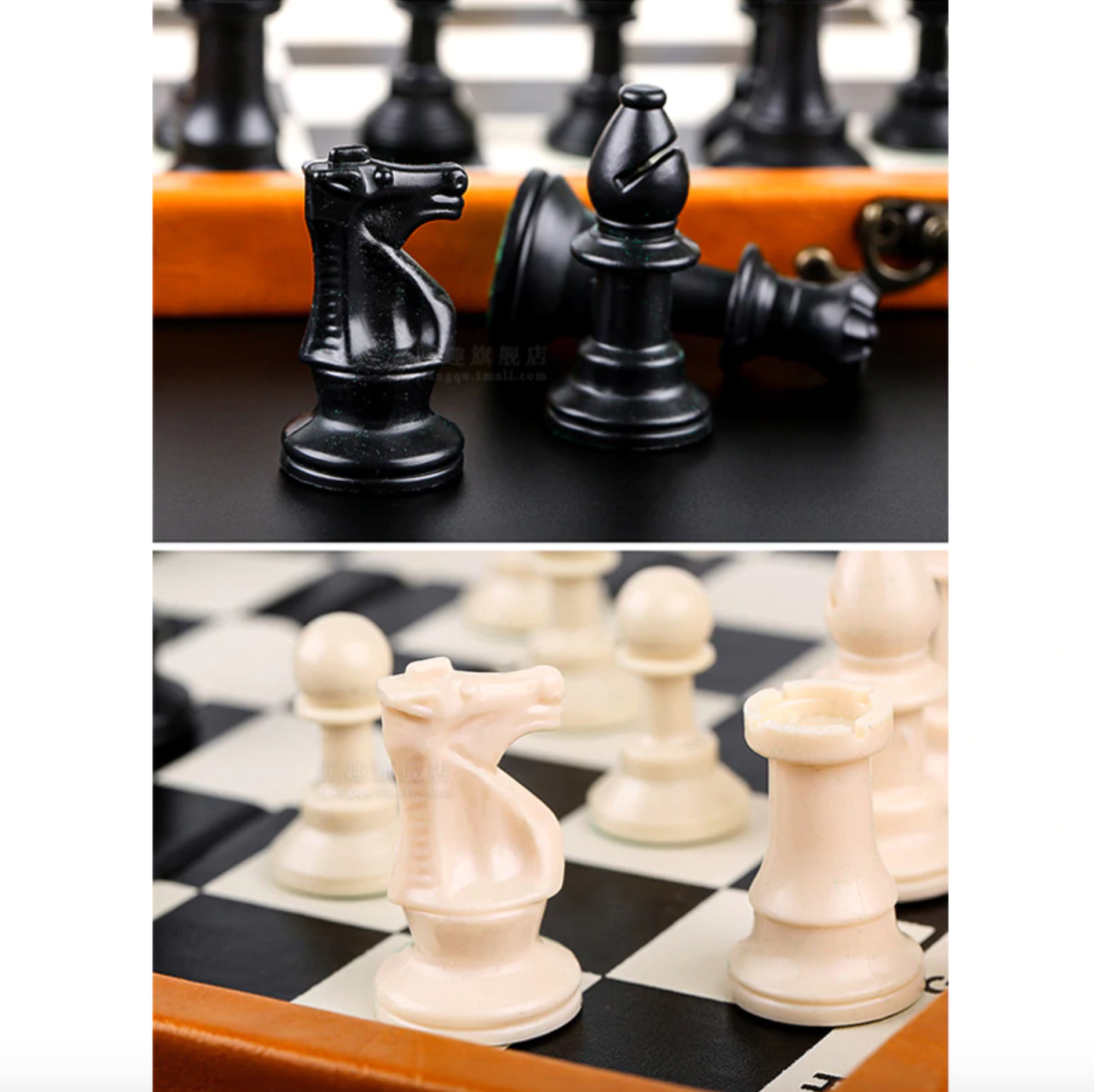Jeu d'Échecs Portable en bois