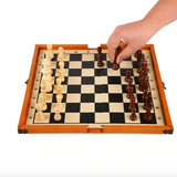 Jeu d'Échecs Portable en bois