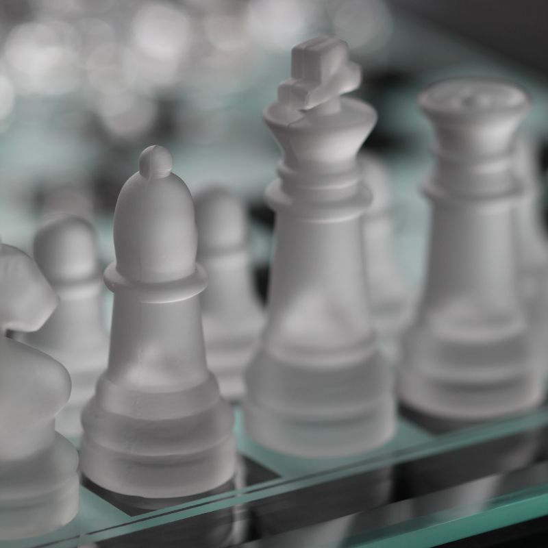 Jeu d'Échecs en Verre