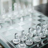 Jeu d'Échecs en Verre