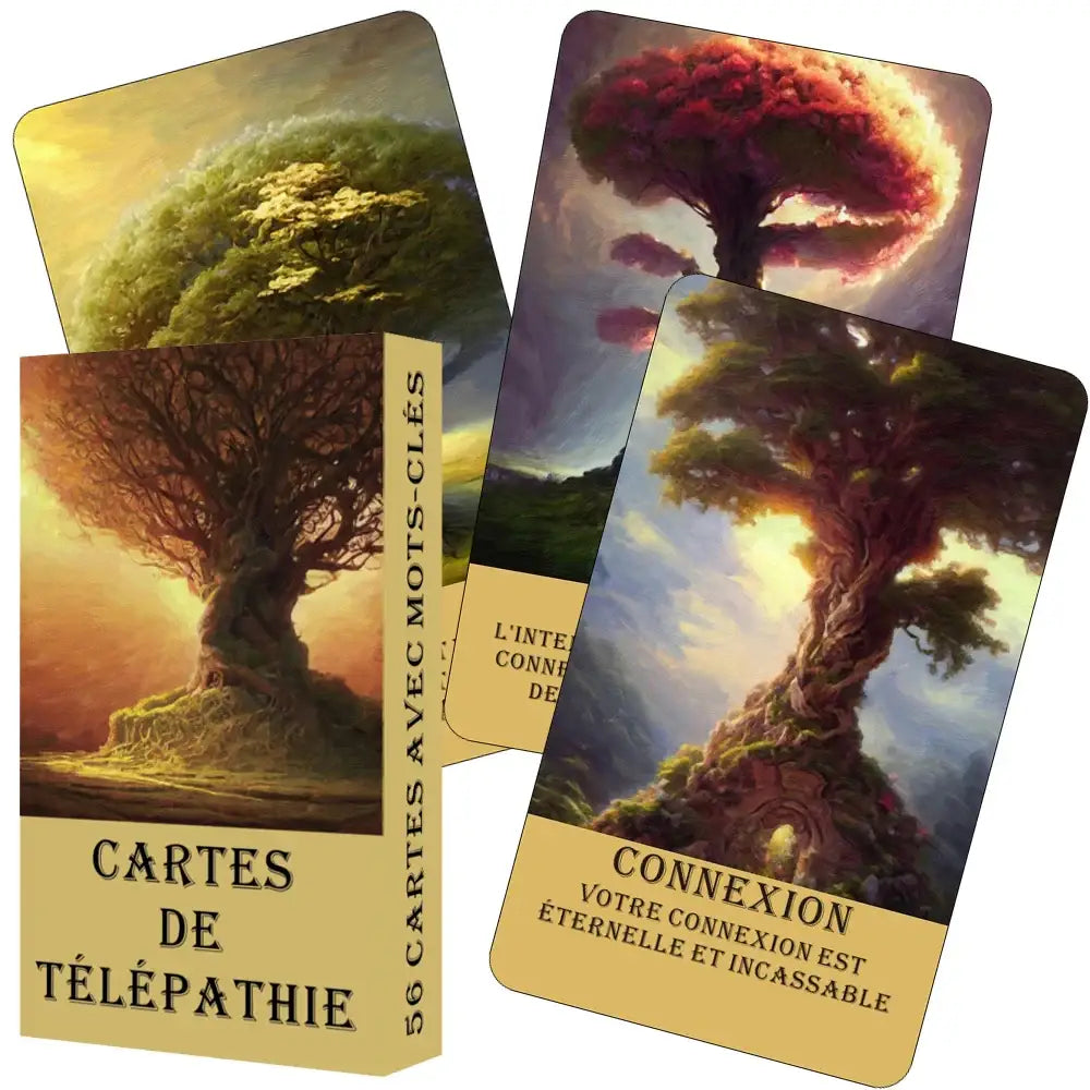 Divination card games Telepathy