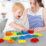 Montessori Wooden Geometric Shape Educational Games