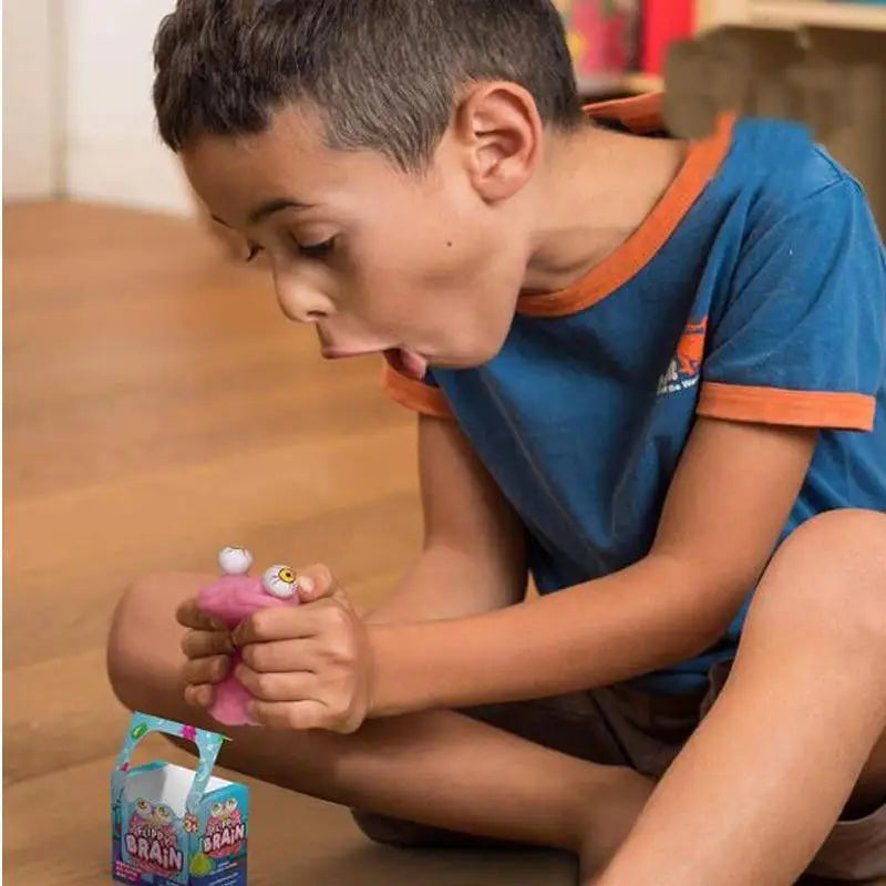 Brain-shaped stress toy for children