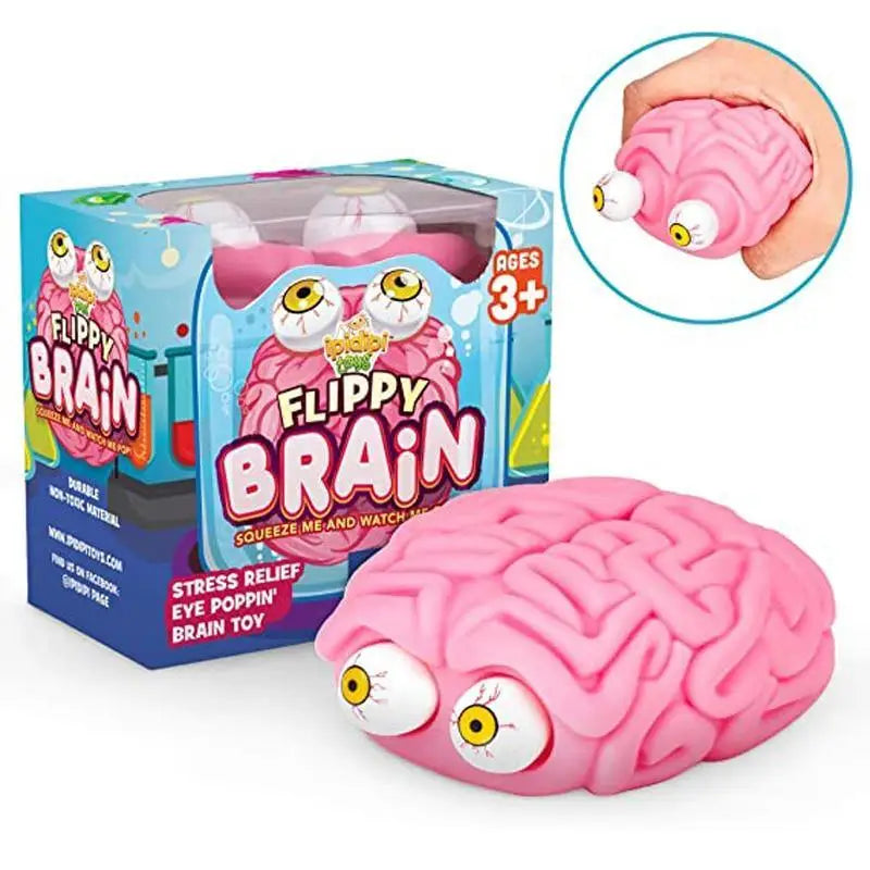 Brain-shaped stress toy for children