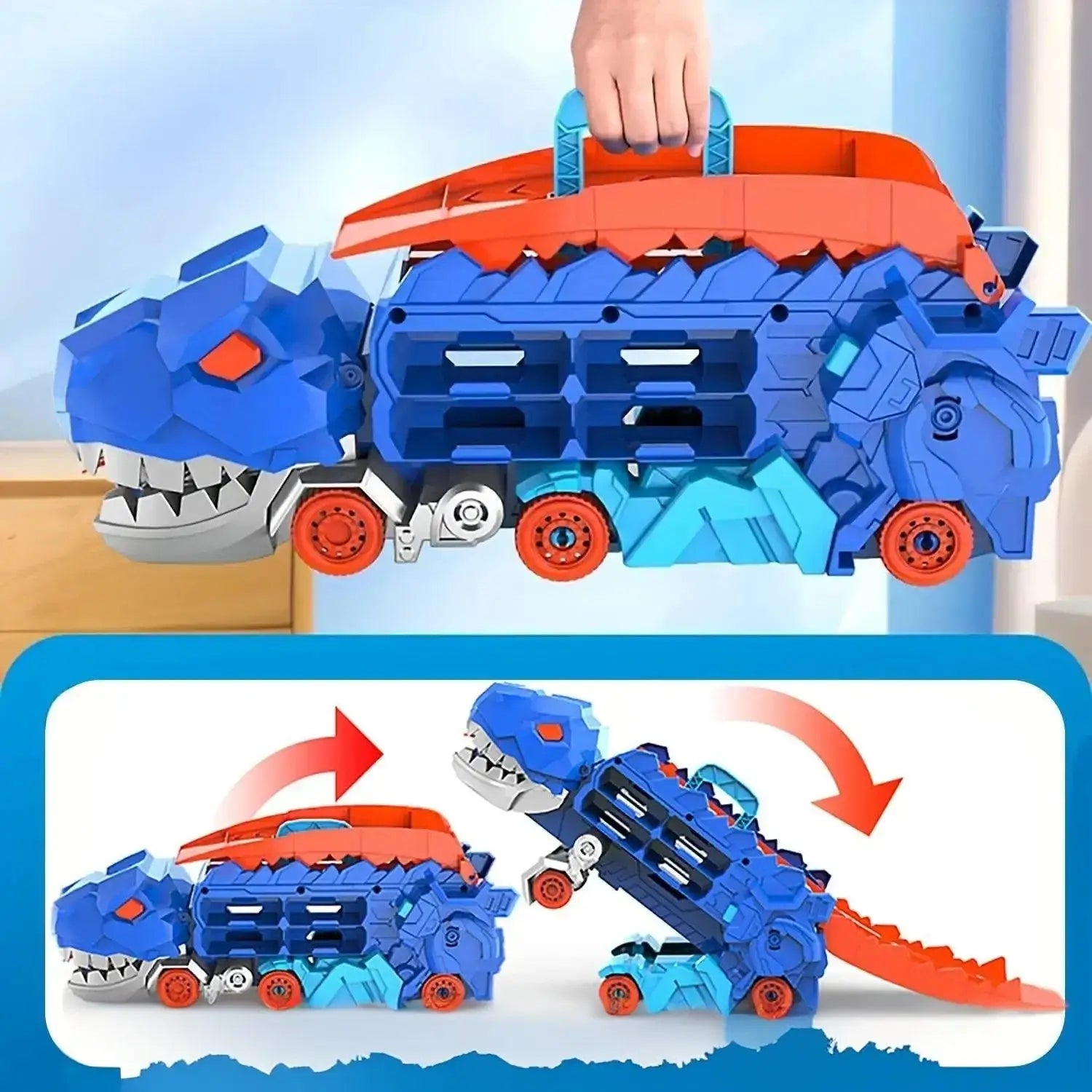 Dinosaur Transport Truck Toy