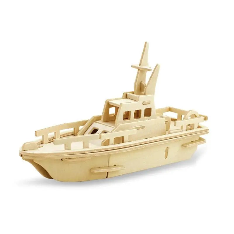 Wooden Puzzle Toy Military Series