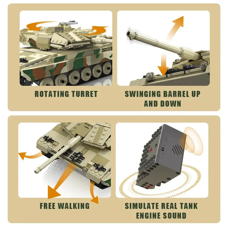Leopard 2 RC Tank Toy