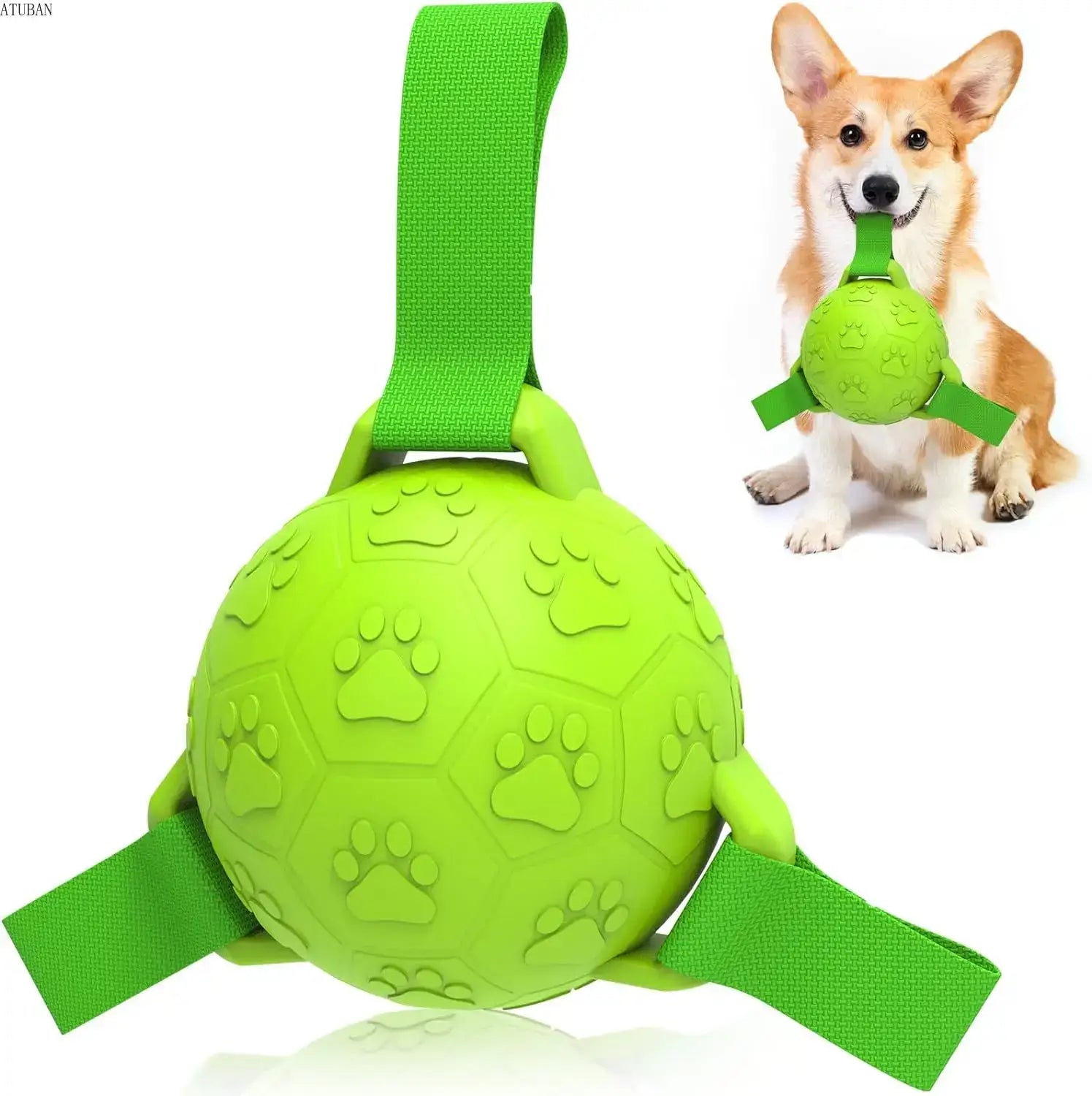 Dog toy Chew balls with straps
