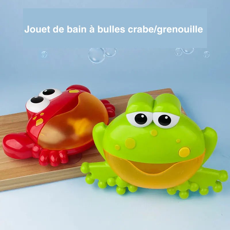 Bubble crab bath toy