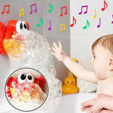 Bubble crab bath toy