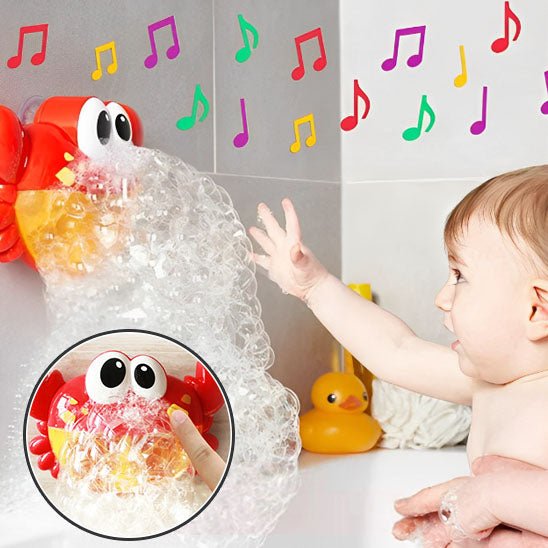 Bubble crab bath toy