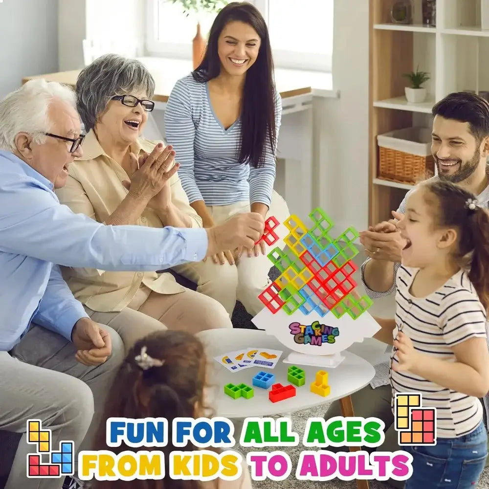 Tetris Tower Balance Toy