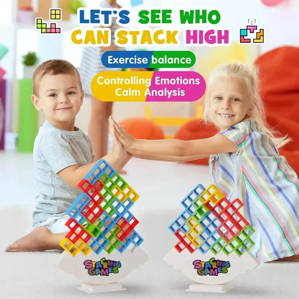 Tetris Tower Balance Toy