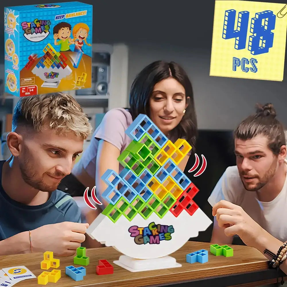 Tetris Tower Balance Toy