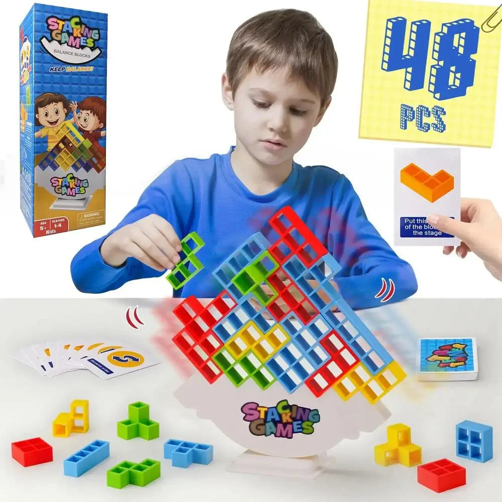 Tetris Tower Balance Toy