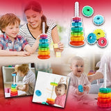Rotating Stacking Toy | Montessori Rainbow Tower ™