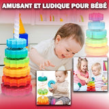 Rotating Stacking Toy | Montessori Rainbow Tower ™