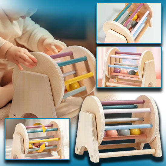 Jouet pour bébé en bois Montessori | Tourbie™