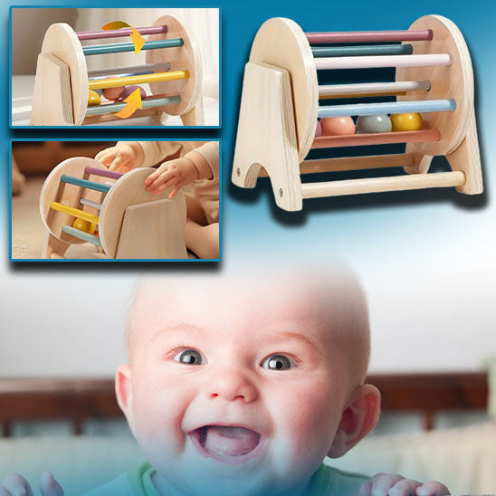 Jouet pour bébé en bois Montessori | Tourbie™