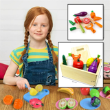 Wooden toy for kitchen | BoisMiam™ Chopping vegetable set