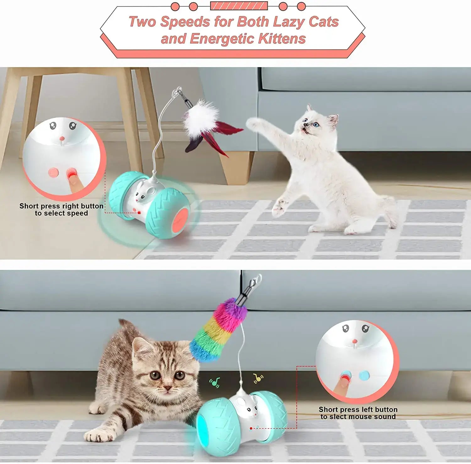 Electronic Interactive Cat Toy