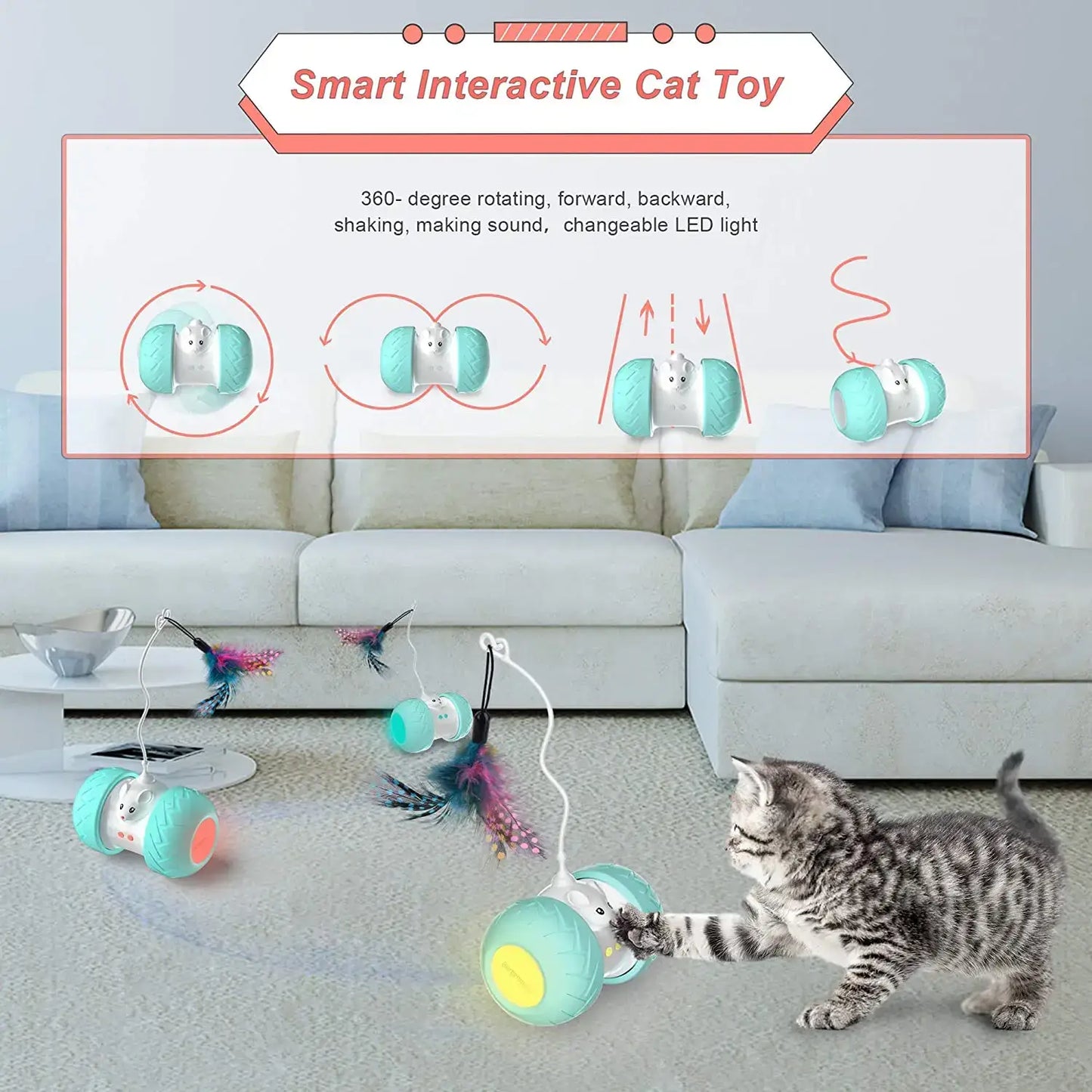 Electronic Interactive Cat Toy