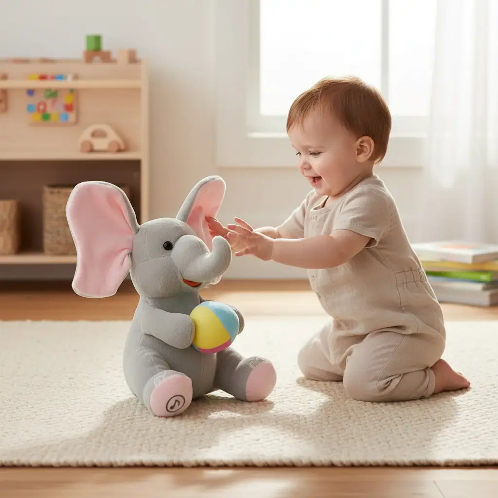 Peek-a-boo Elephant Plush Toy