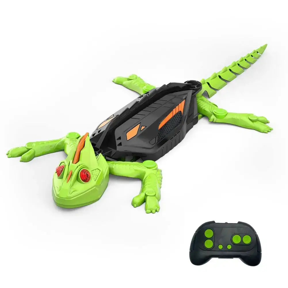 Remote control wall climbing robot toy