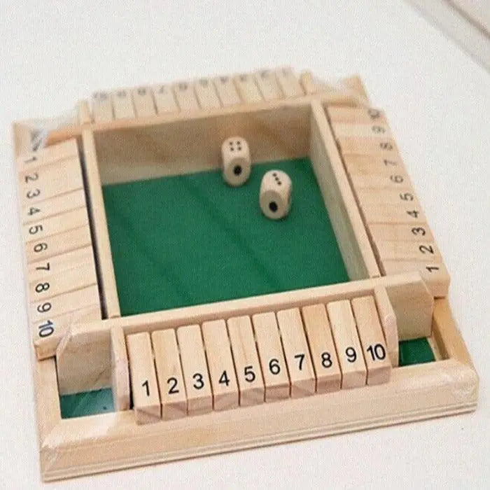 Shut The Box 4 Player Game