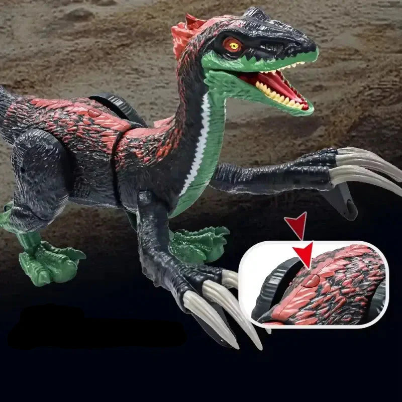 Remote Control Velociraptor Dinosaur Toy