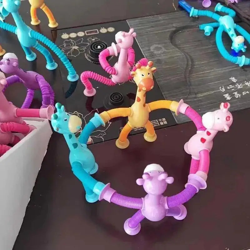 Anti-stress Suction Cup Giraffe Toys