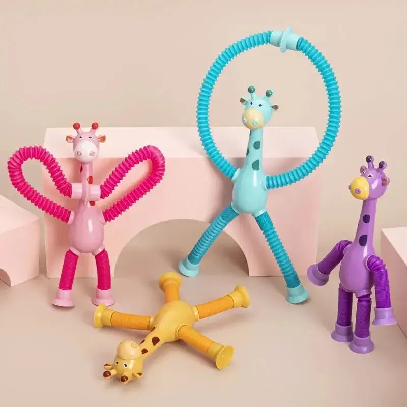 Anti-stress Suction Cup Giraffe Toys