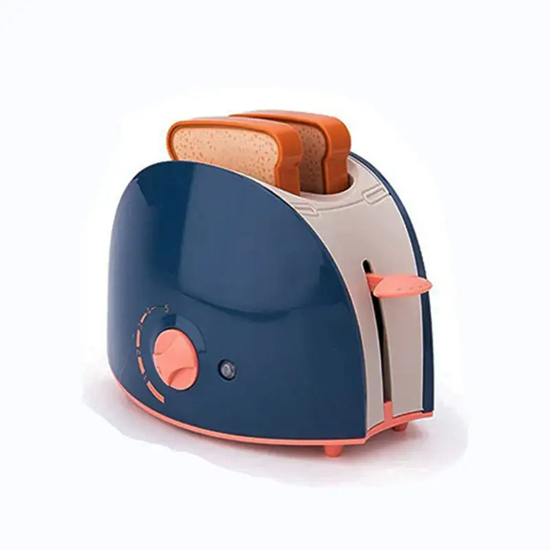 Toaster bleu marine et corail au design moderne pour appareils chef cuisinier qui stimule l’imagination cuisine réalistes