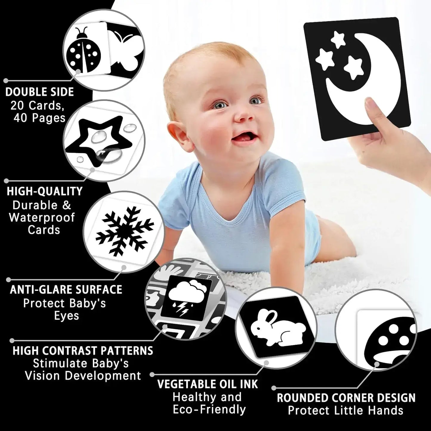 Educational toys for infants' visual development