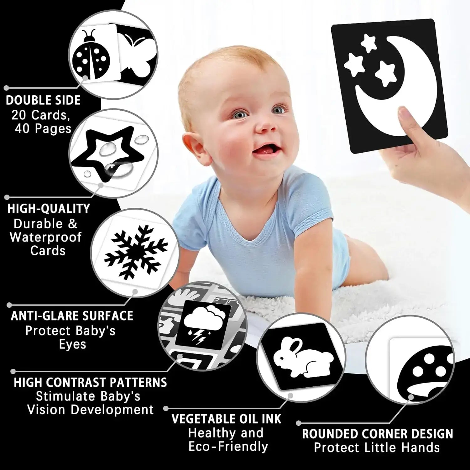 Educational toys for infants' visual development