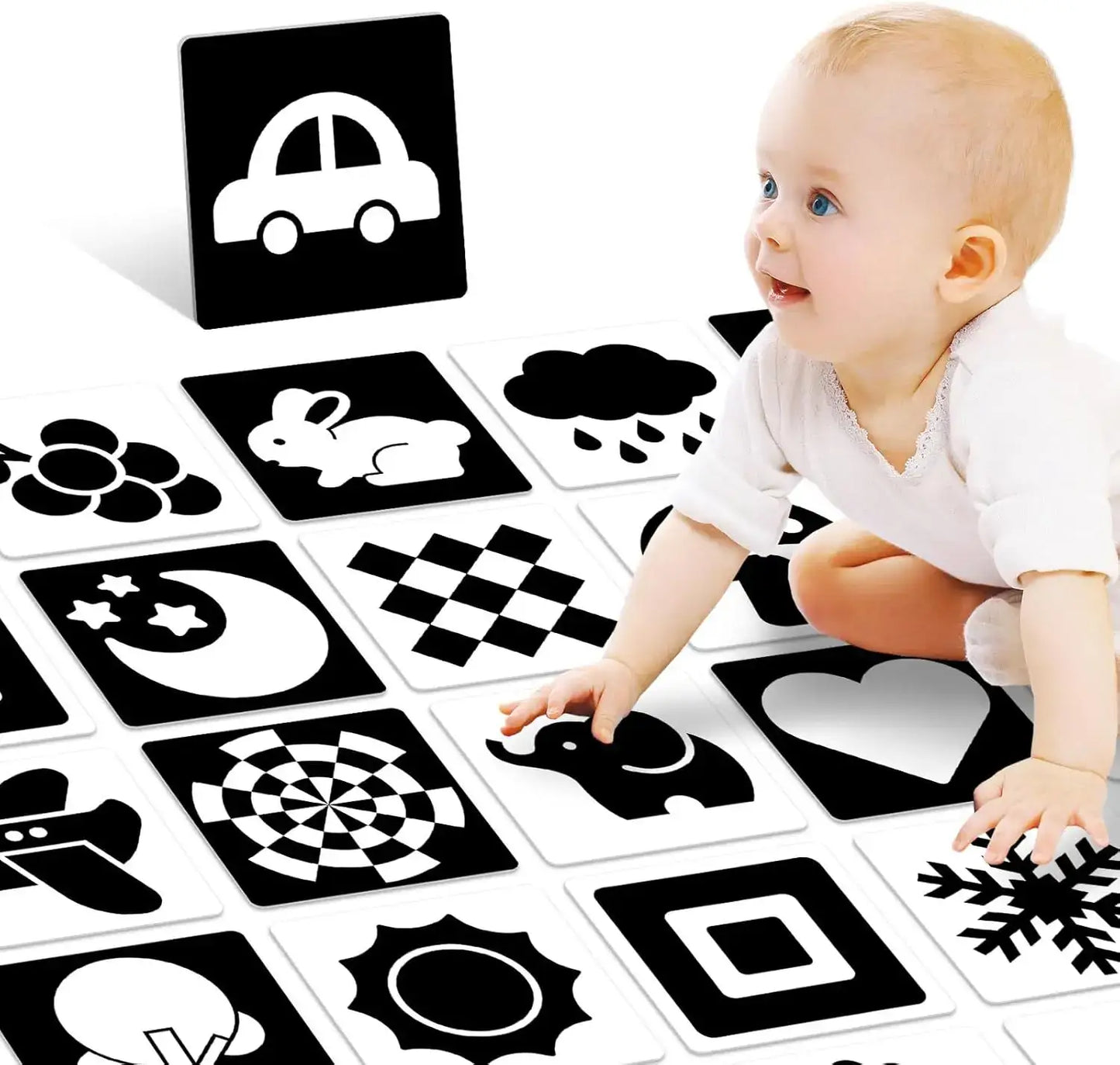 Educational toys for infants' visual development