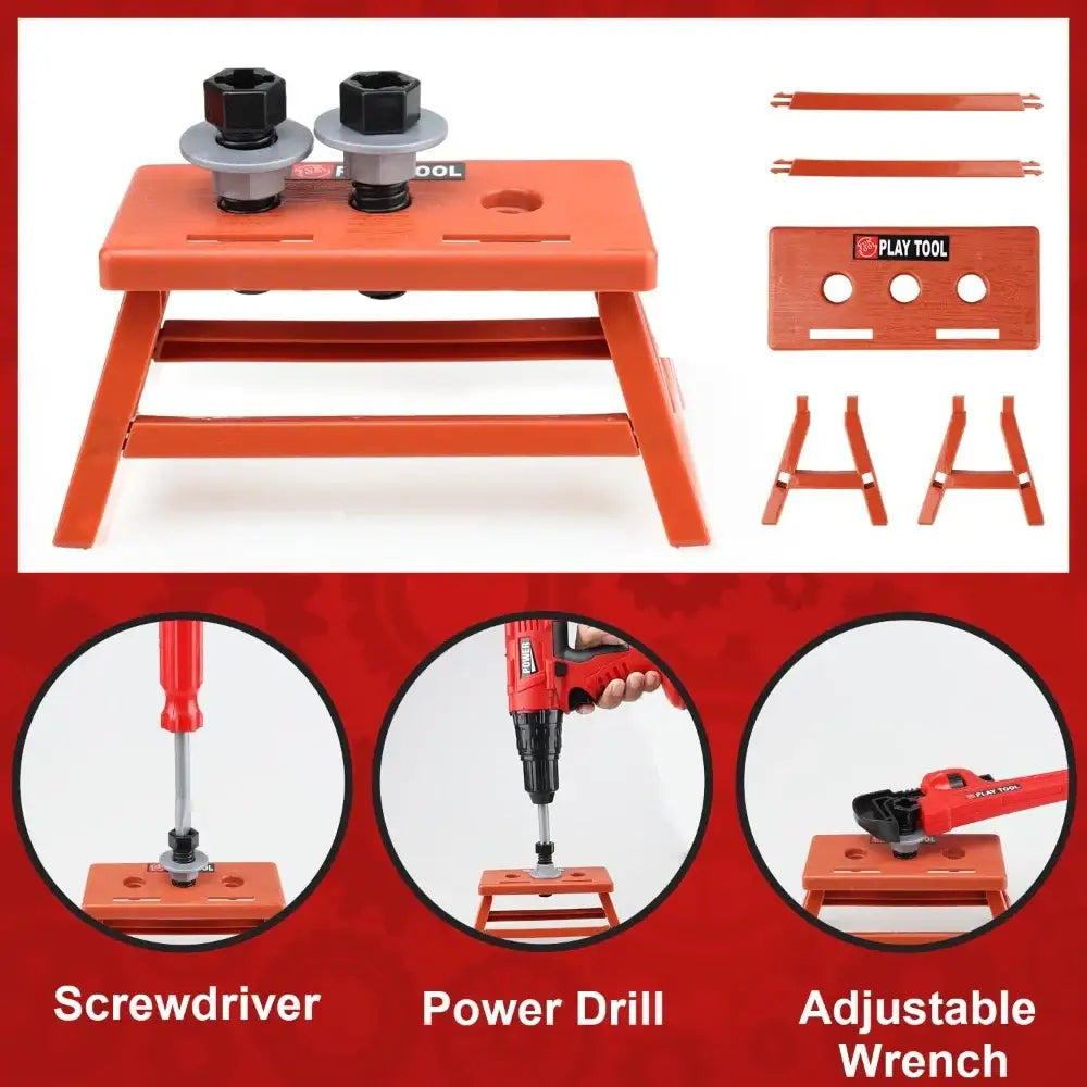 Kids' Pretend Play Workbench Toys