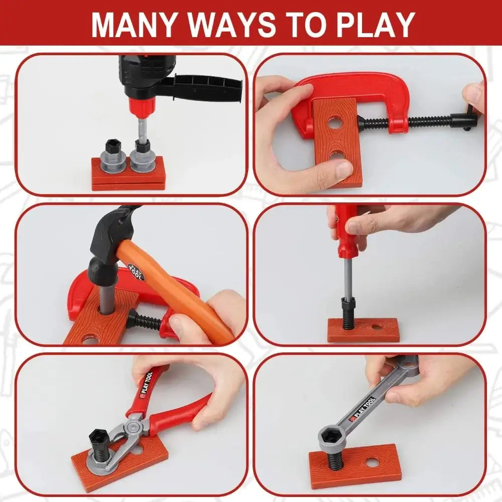 Kids' Pretend Play Workbench Toys