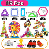Jeu de jouets magnétiques colorés pour enfants avec formes géométriques pour une expérience ludique et déguisement carnaval
